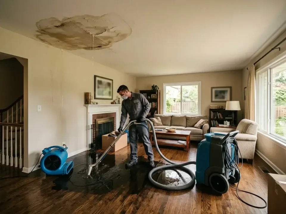 attic-pipe-burst-ceiling-drip-008 — frequently asked questions, Water Damage Restoration & Carpet Care in Boscobel, WI